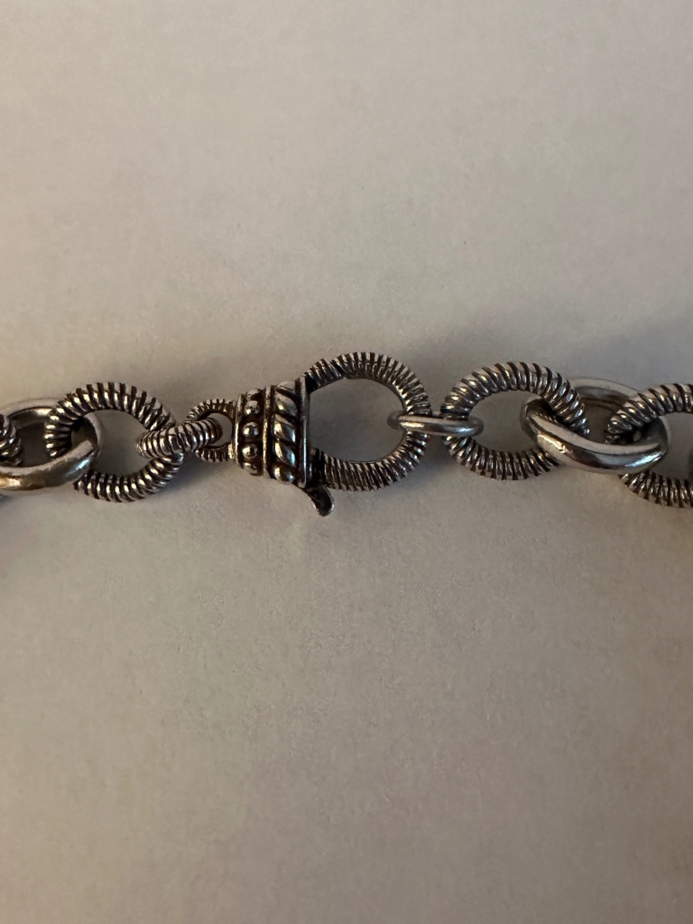 Judith Ripka 925 Sterling Silver Heavy Rolo Link Chain Necklace - Picture 3 of 6